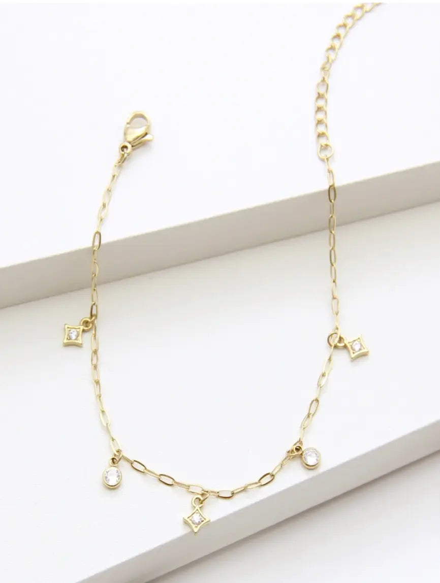 Bracelet doré - CHARMS - Maddy & Co