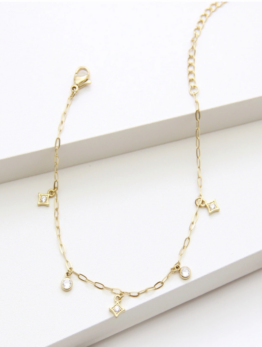 Bracelet doré - CHARMS