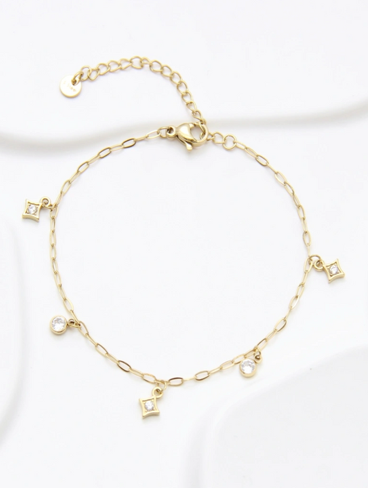 Bracelet doré - CHARMS