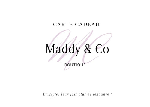 Cartes Cadeaux Maddy & Co
