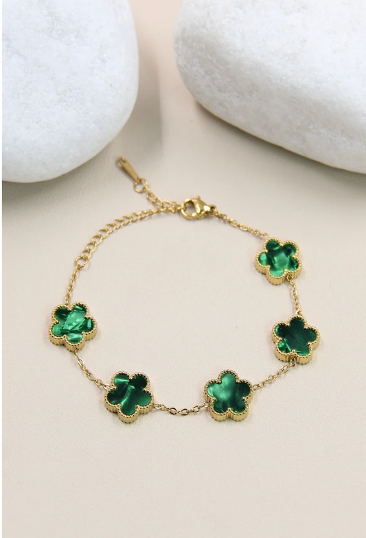 Bracelet TRÈFLE VERT