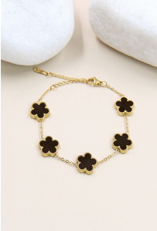 Bracelet TRÈFLE NOIR