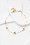 Bracelet TRÈFLE CRISTAL - Maddy & Co