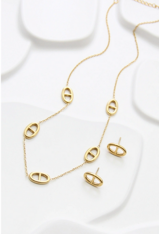Parrure colllier- boucles d'oreilles