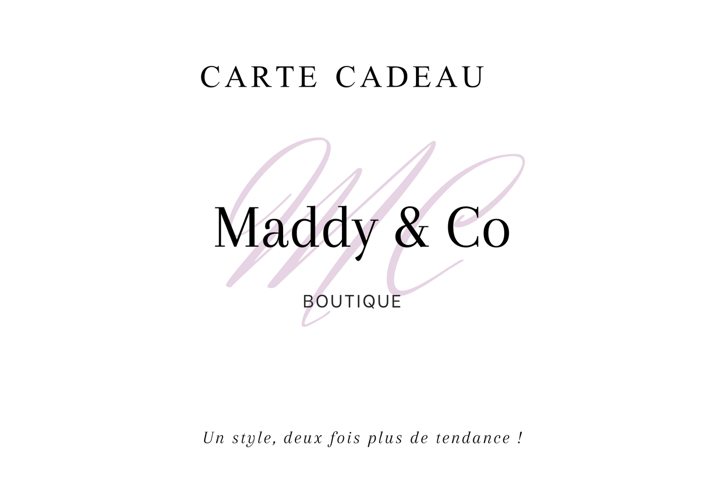 Cartes Cadeaux