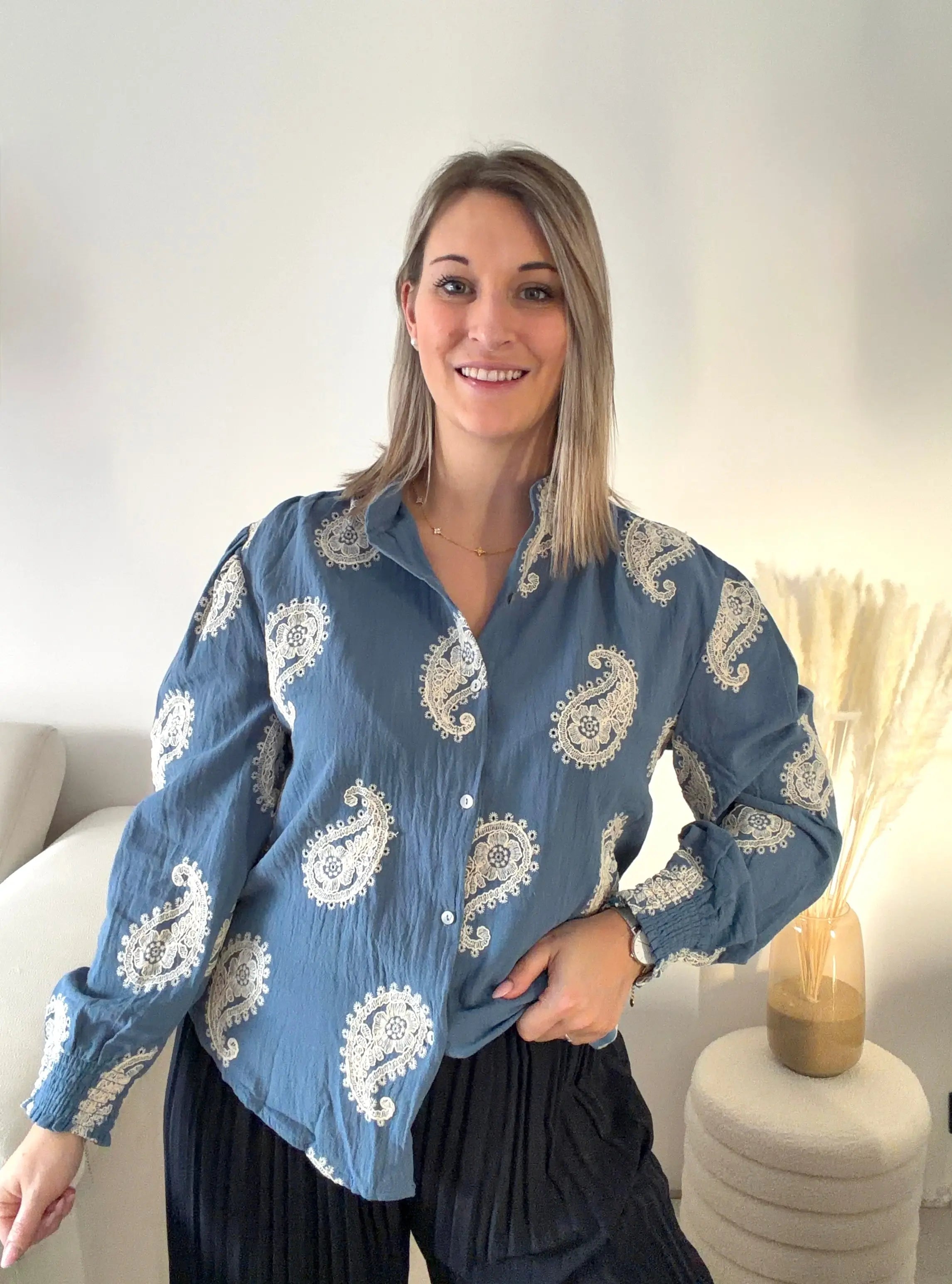 Chemise brodée - Riveria Maddy & Co