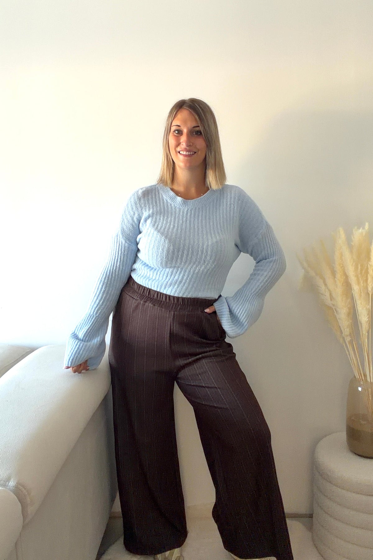 Pull en maille Azur - Bleu ciel Maddy & Co