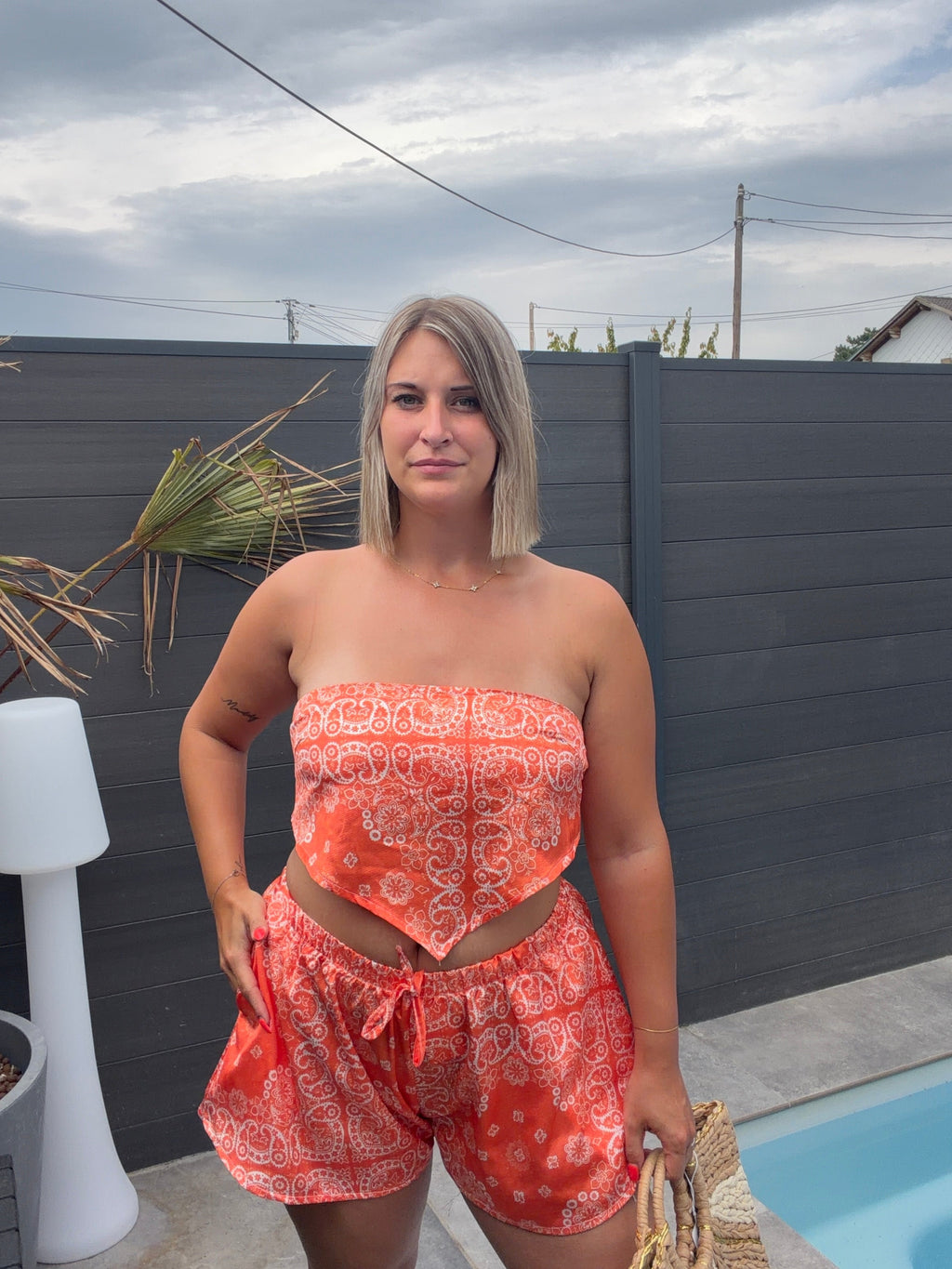 Ensemble bandana - Orange Maddy & Co