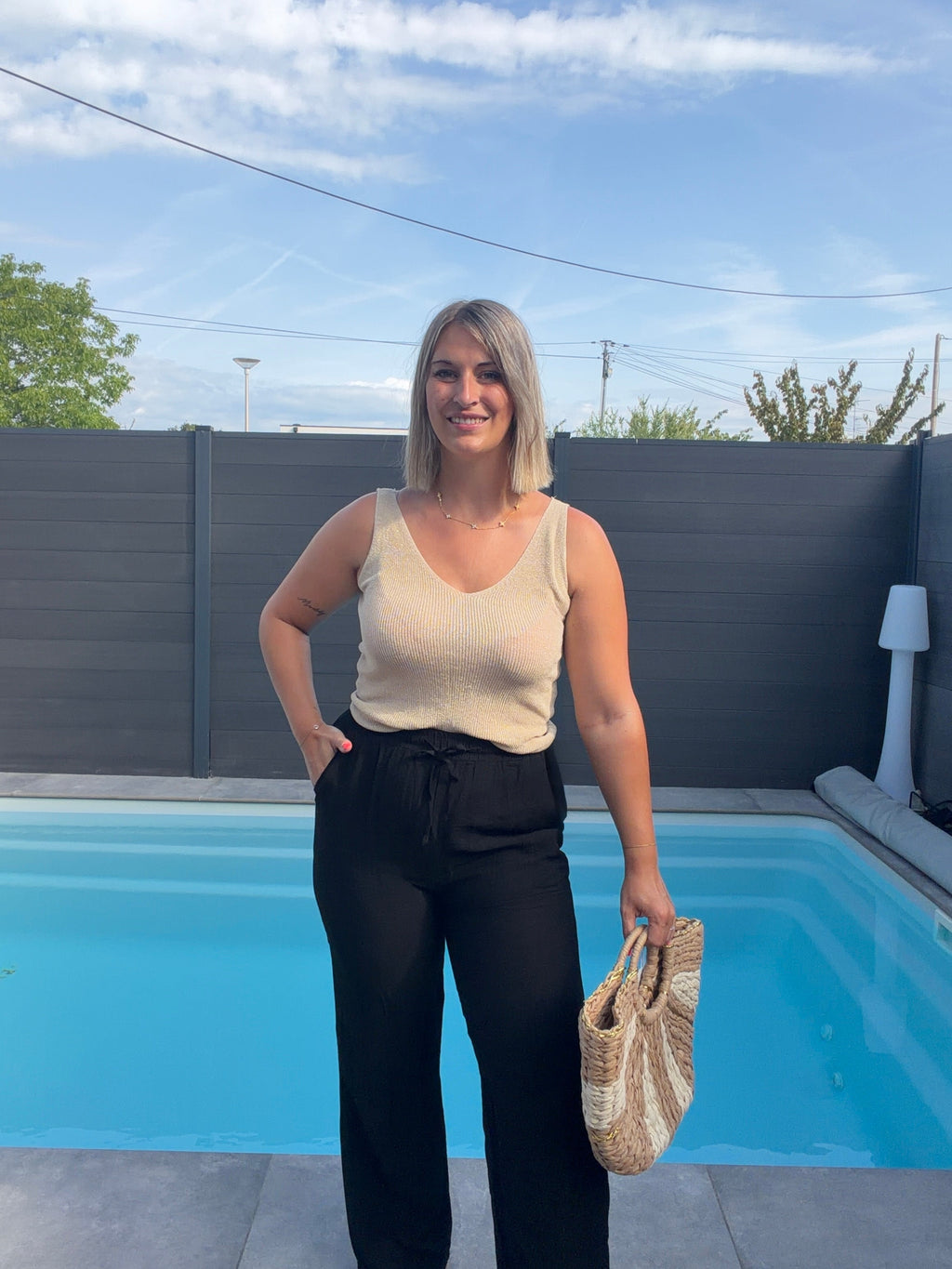 Pantalon Palma - Noir Maddy & Co