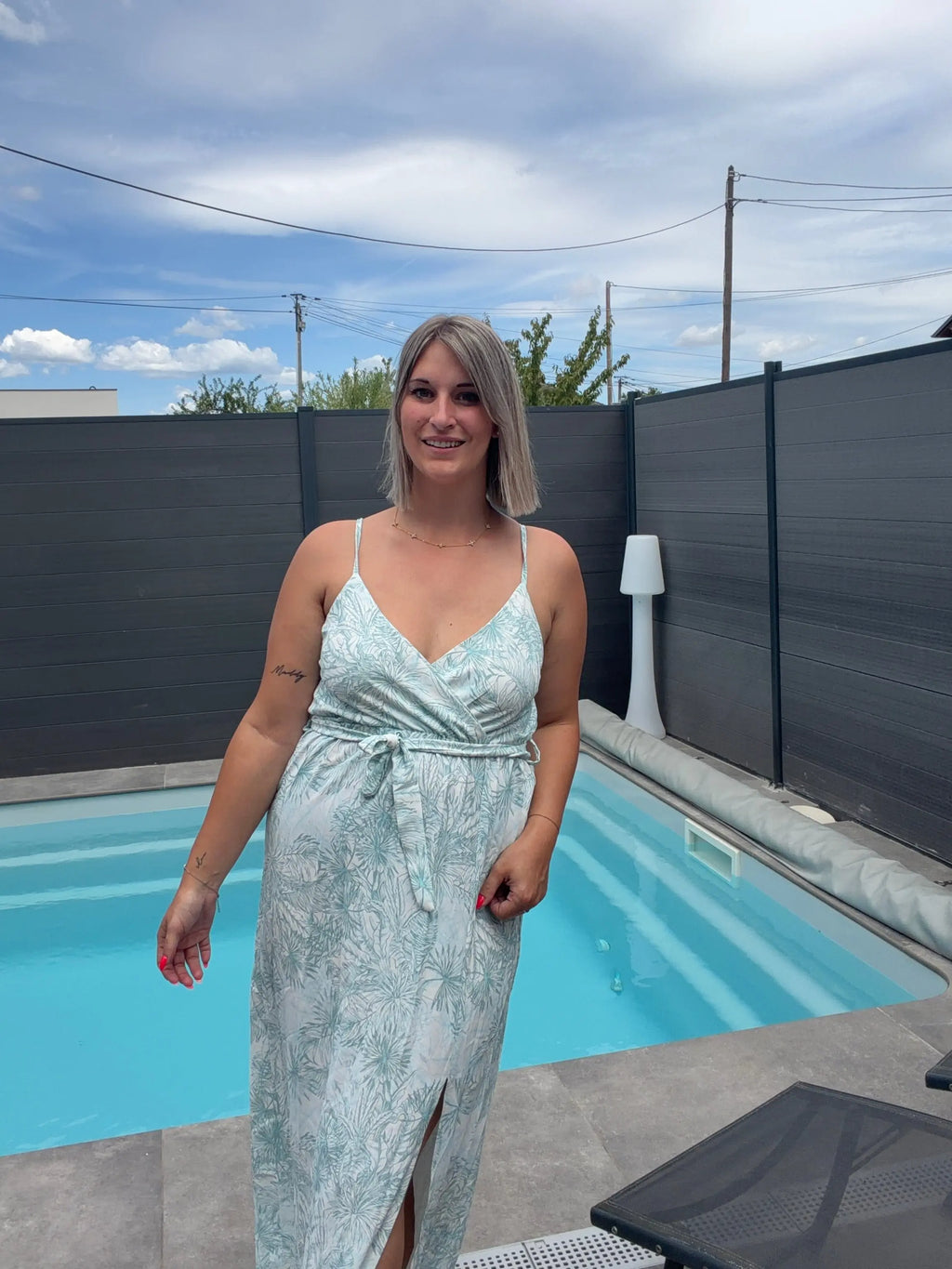 Robe céladon Maddy & Co
