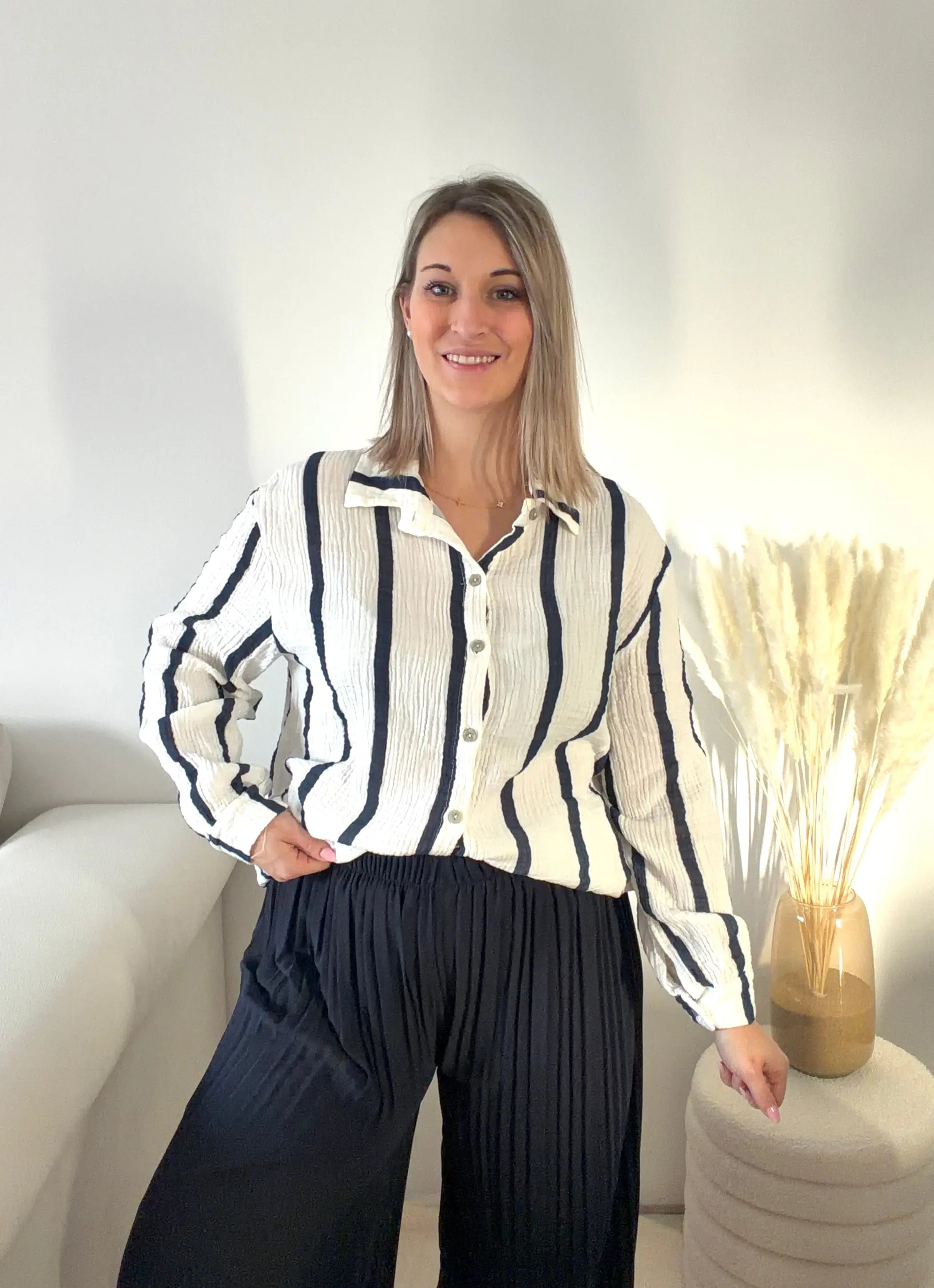 Chemise Bleu - Serena Maddy & Co