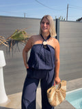 Top dos nu Amelie - Bleu marine Maddy & Co