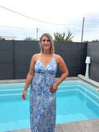 Robe Iris - Bleu Maddy & Co