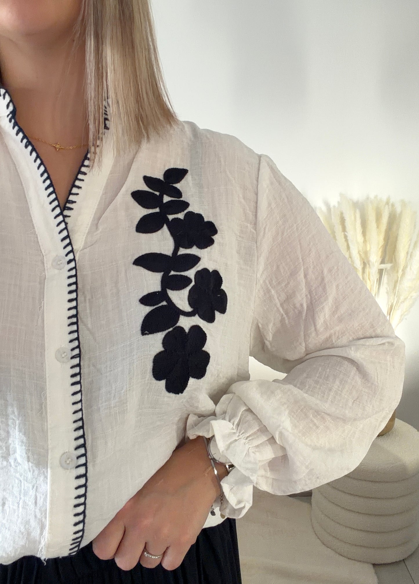 Chemise brodée - Léonie