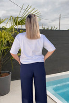 Pantalon fluide Marine Maddy & Co