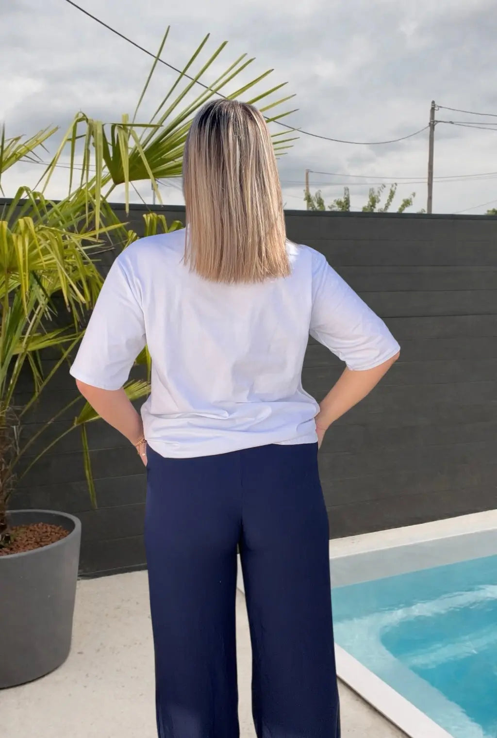 Pantalon fluide Marine Maddy & Co