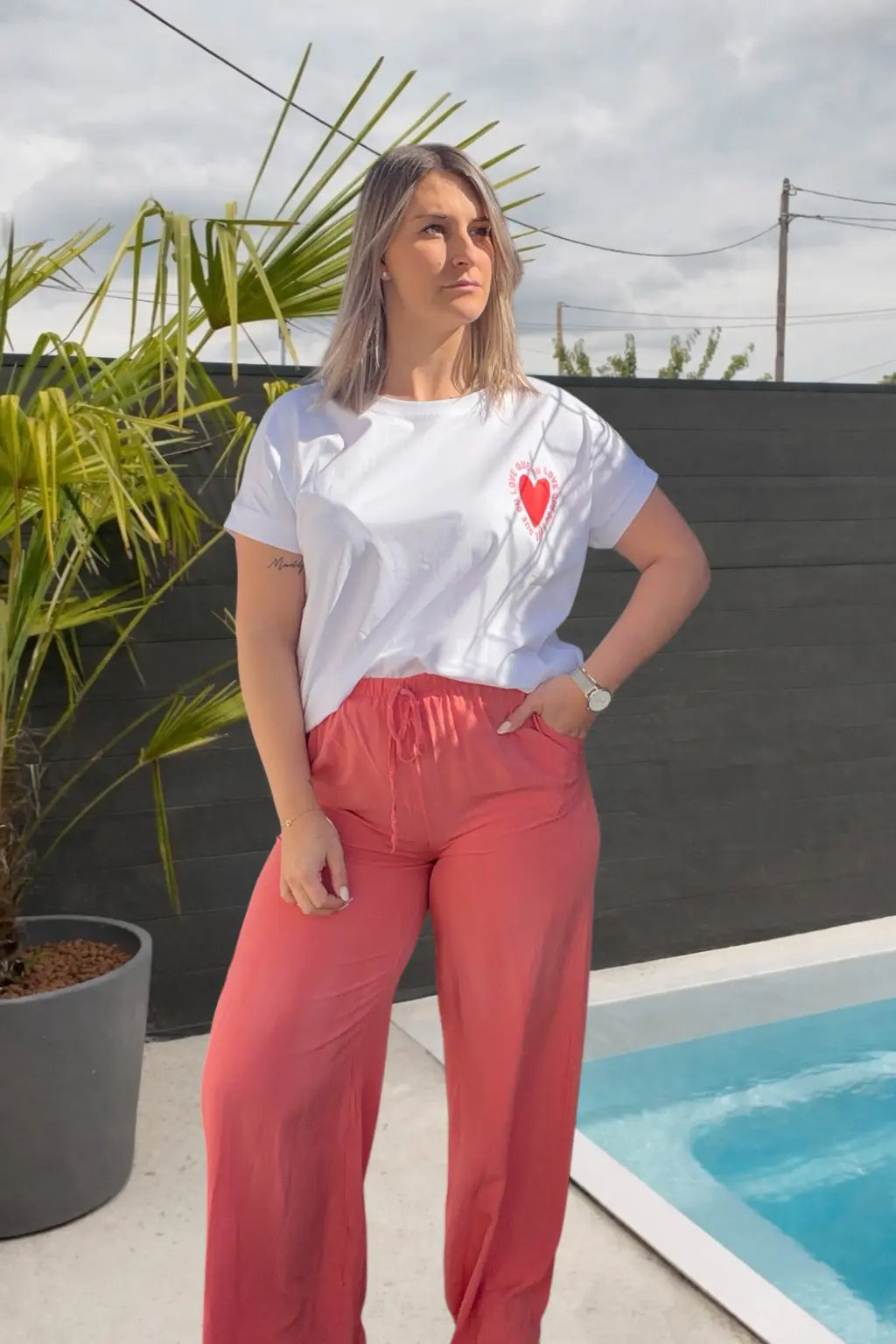 Pantalon fluide Coccio Maddy & Co