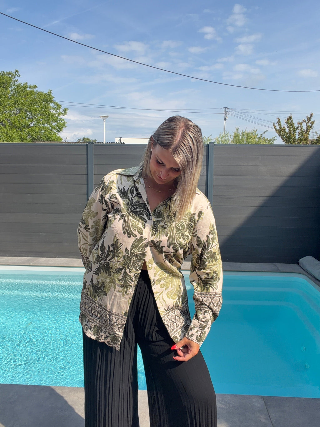 Chemise Pauline - Kaki Maddy & Co