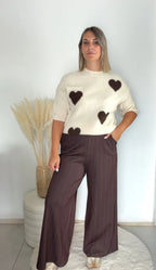 Pull Heart - écru Maddy & Co