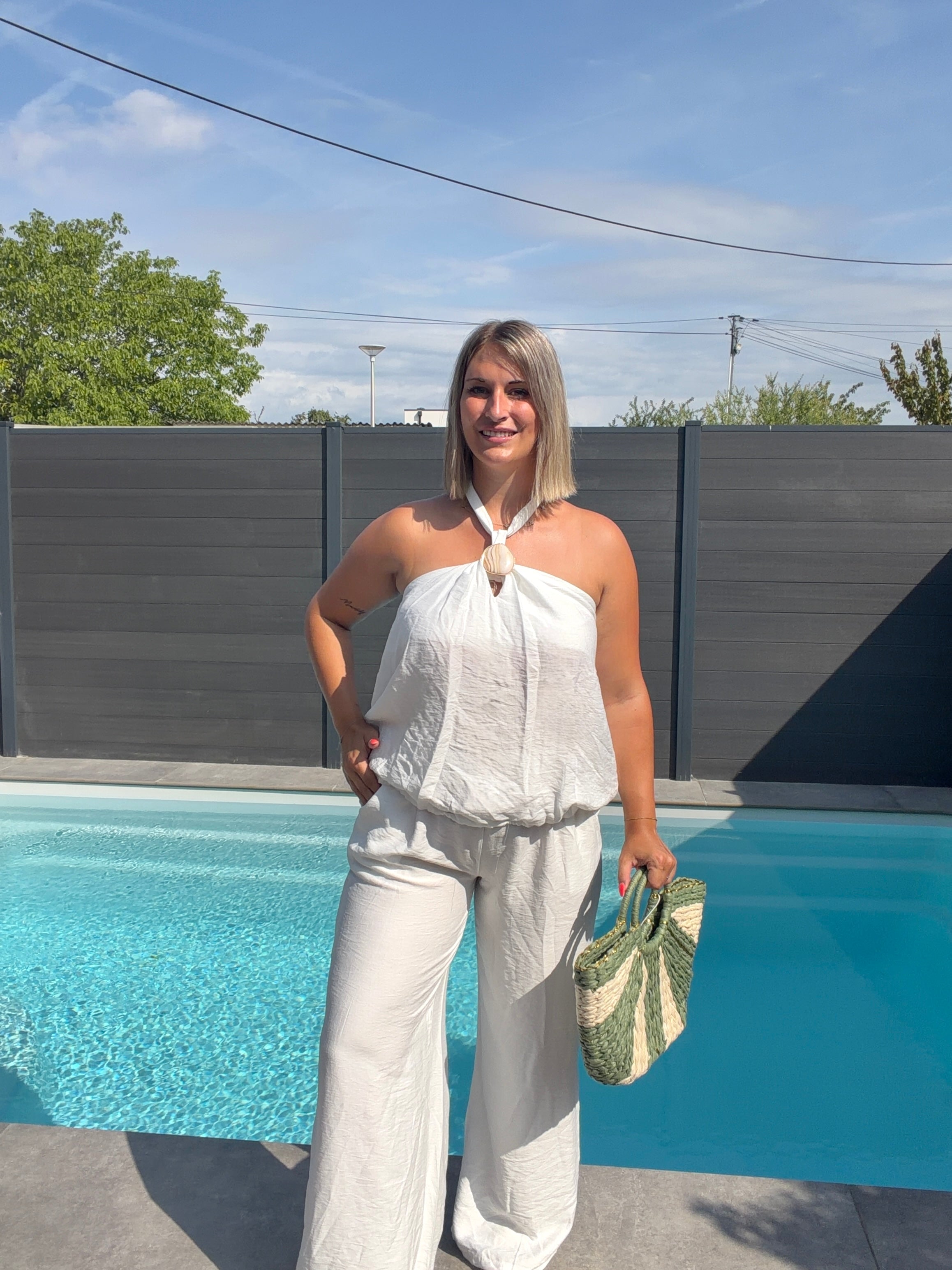 Top dos nu Amelie - Blanc Maddy & Co