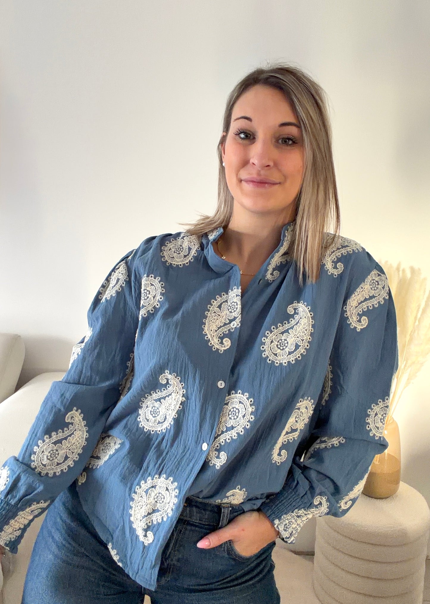 Chemise brodée - Riveria