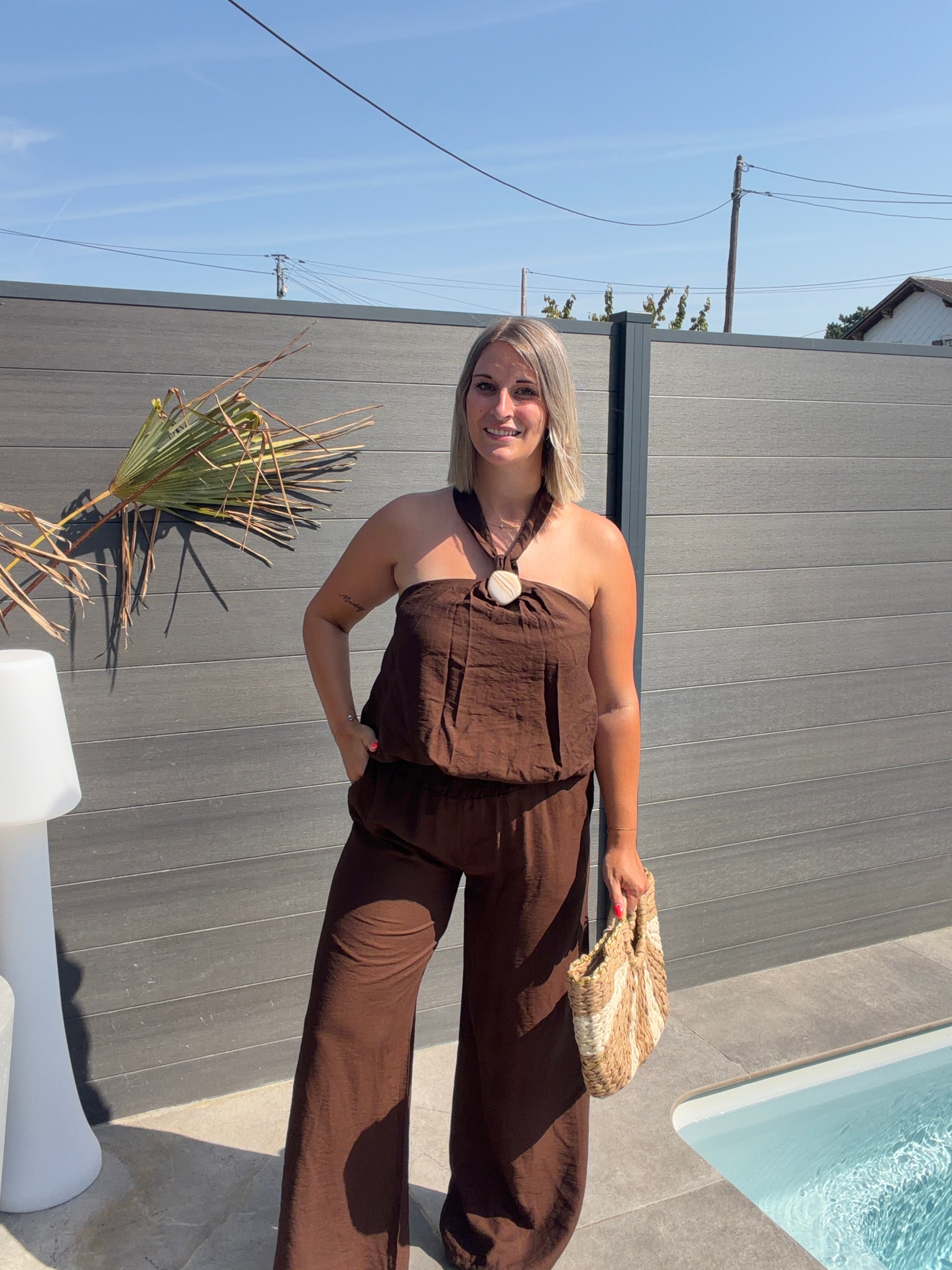 Top dos nu Amelie - Marron Maddy & Co