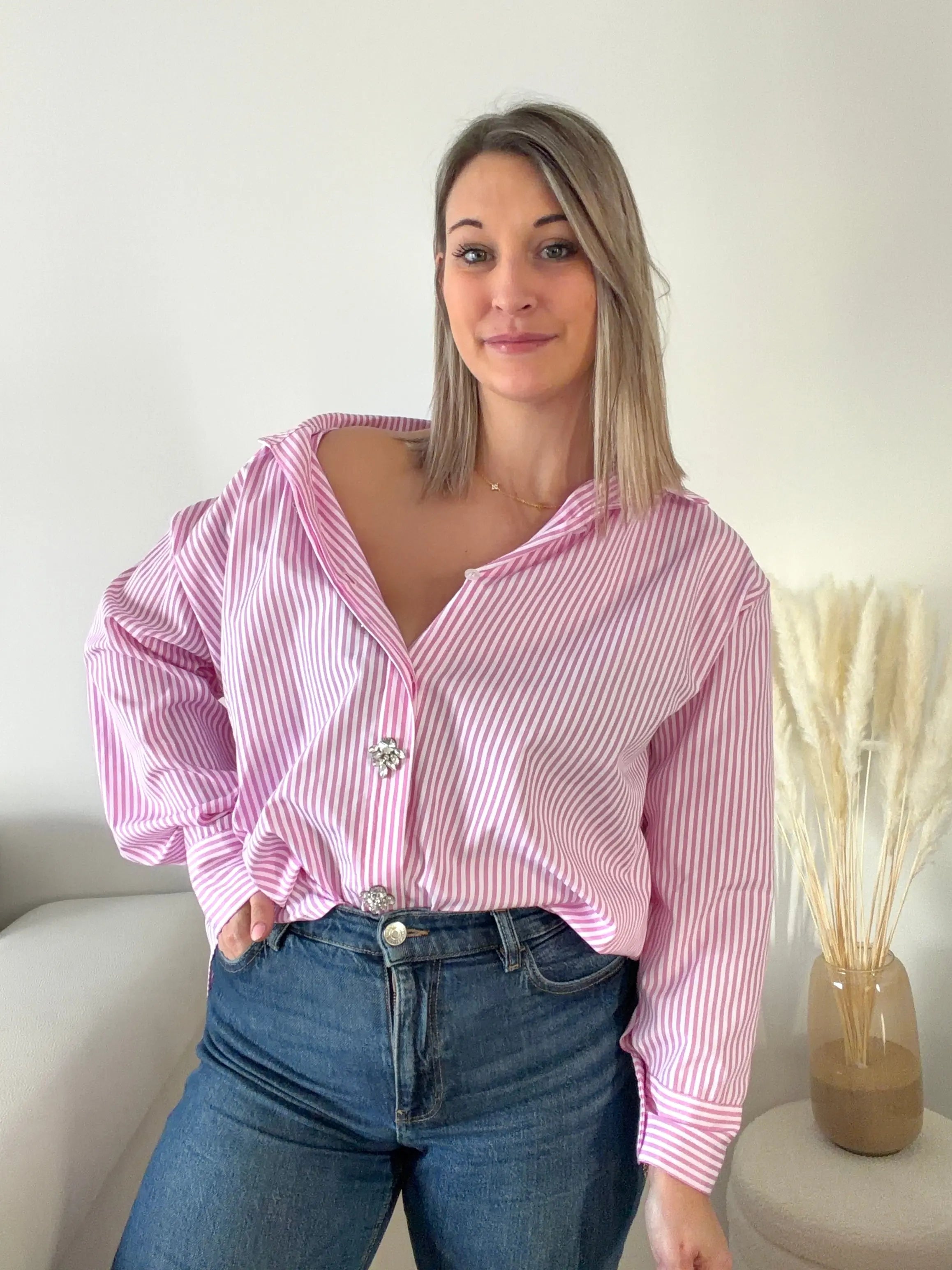 Chemise Rayures - Rosa Maddy & Co