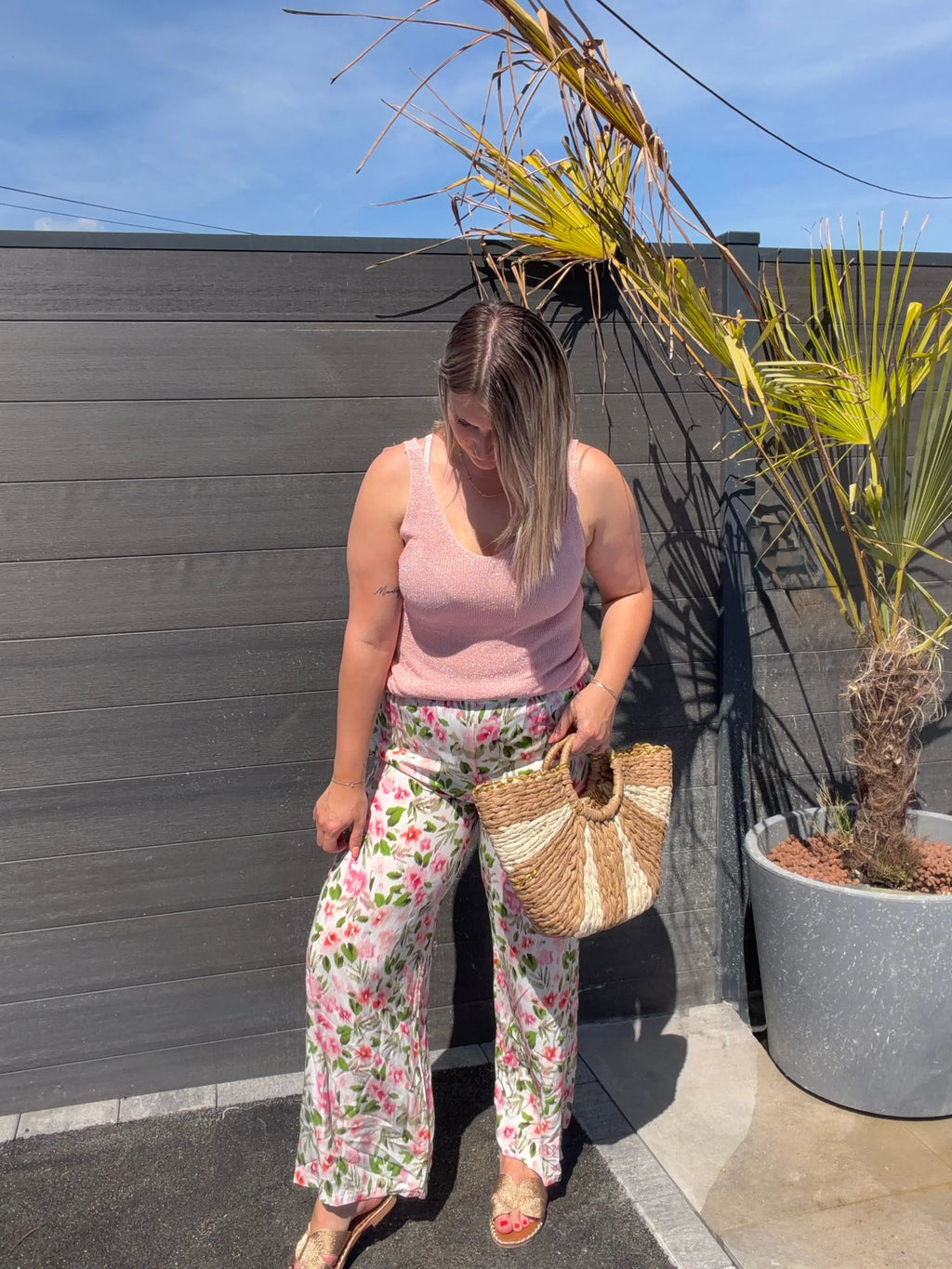 Pantalon Flora - Blush Maddy & Co