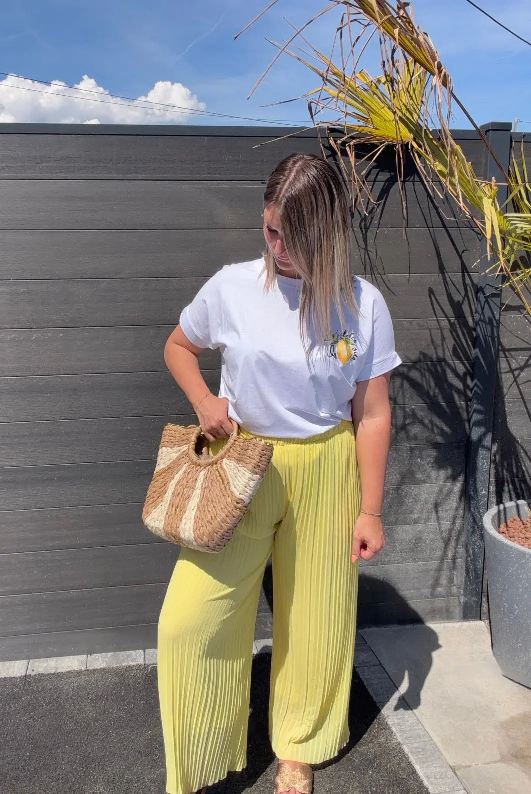 Pantalon Alma - Jaune Maddy & Co