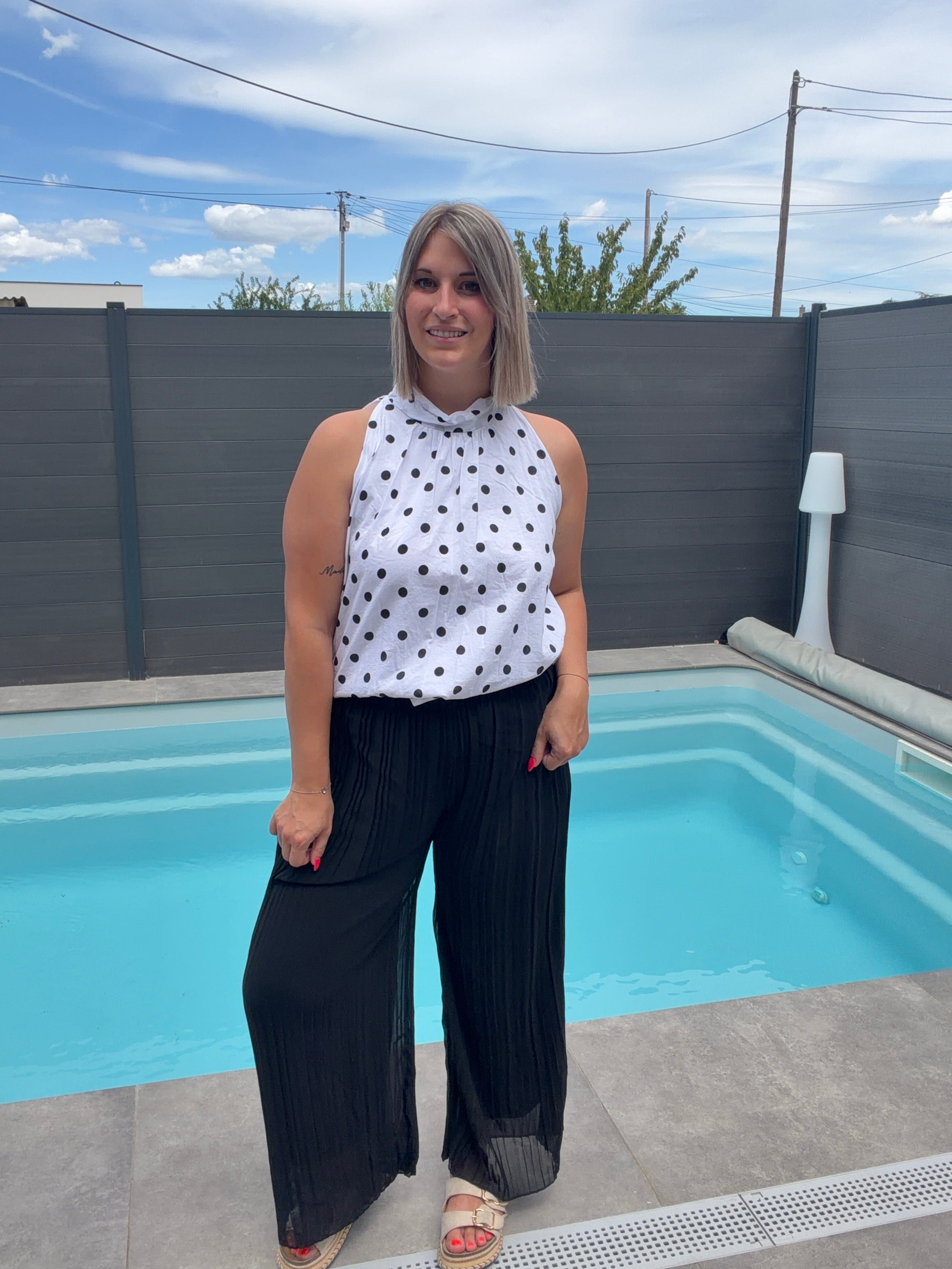 Pantalon Alma - Noir Maddy & Co