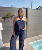 Top dos nu Amelie - Bleu marine Maddy & Co