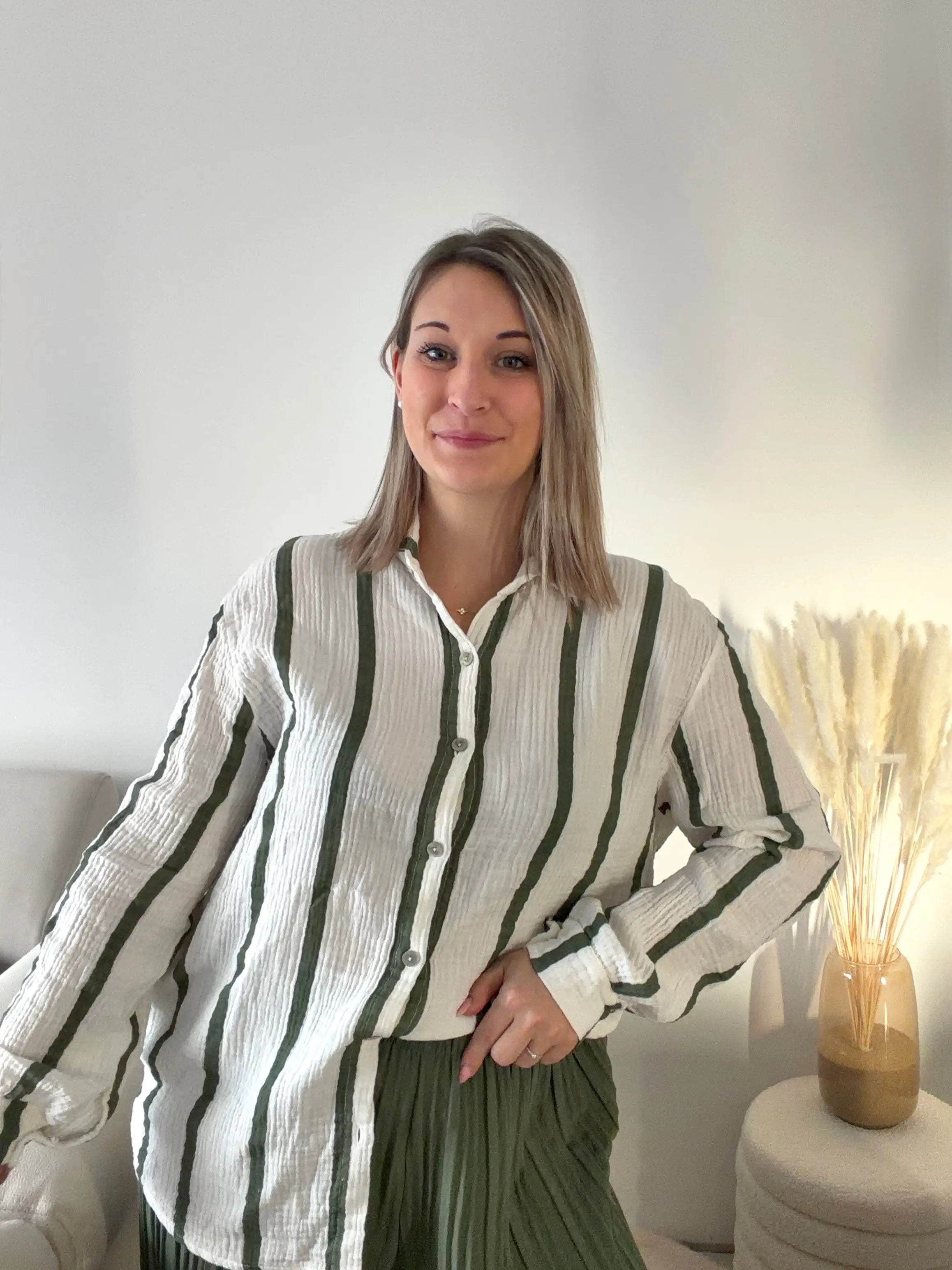 Chemise Kaki - Serena Maddy & Co