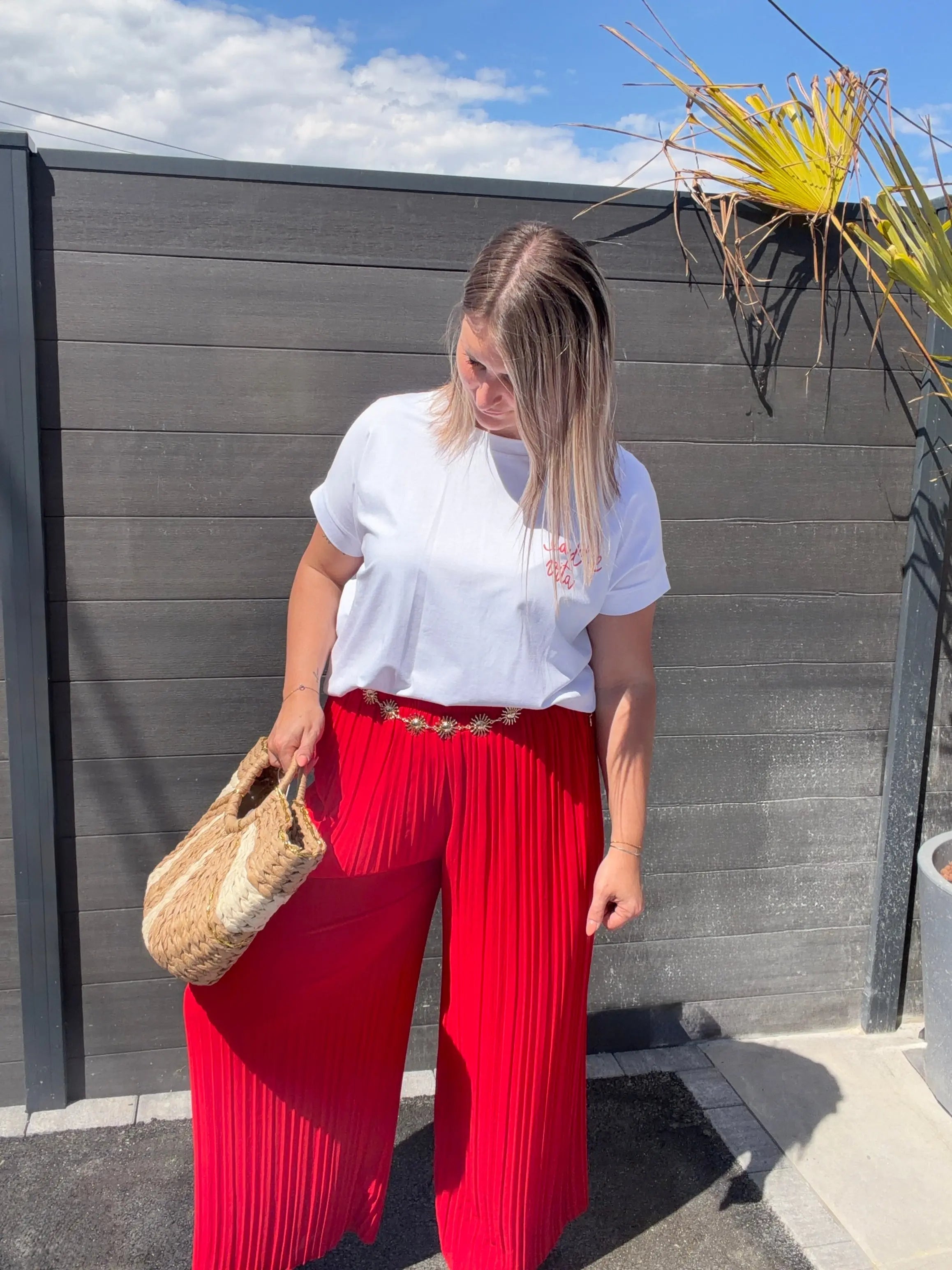 Pantalon Alma - Rouge Maddy & Co