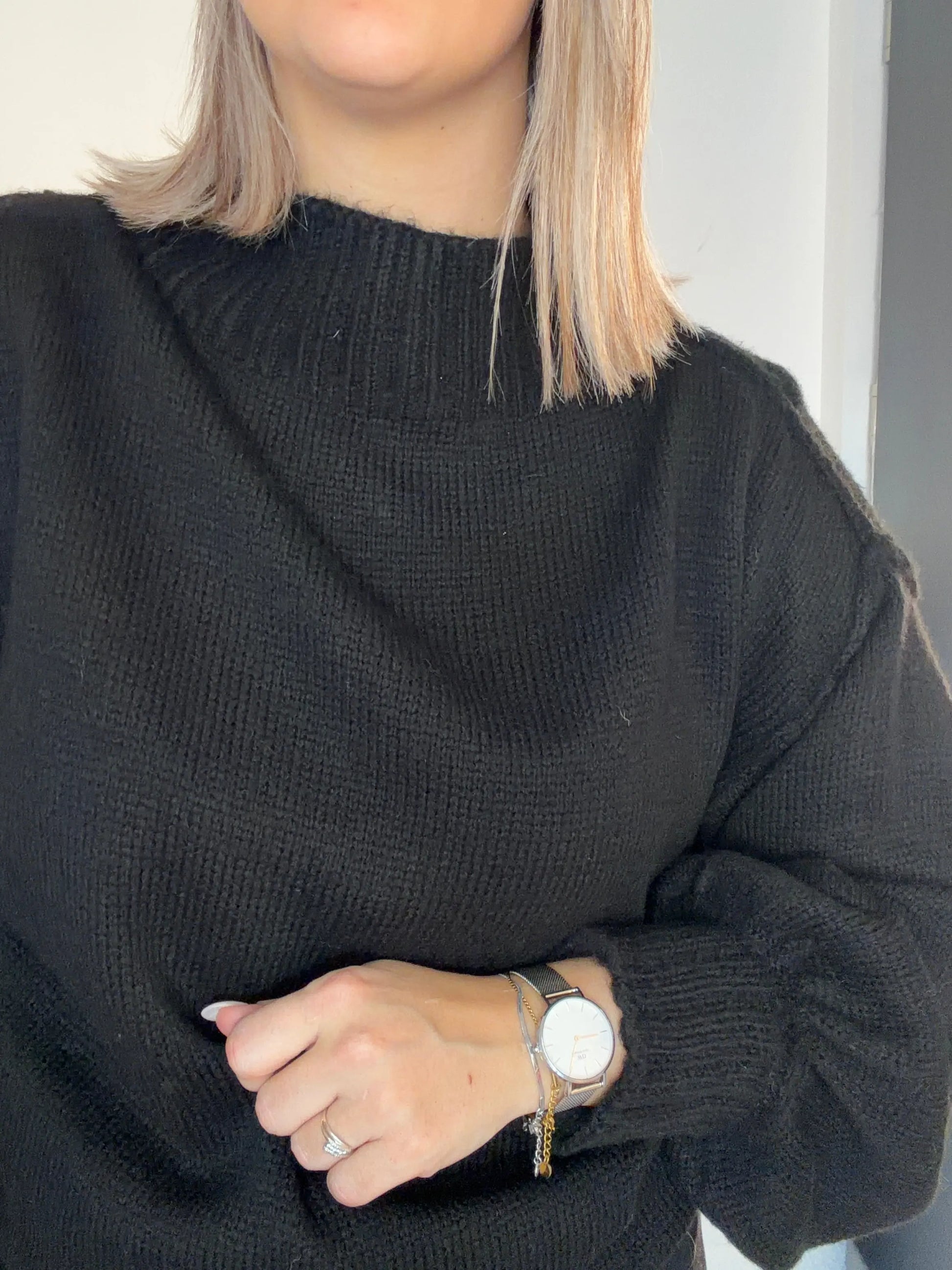 Pull col montant KEYNA - Maille douce & look moderne 