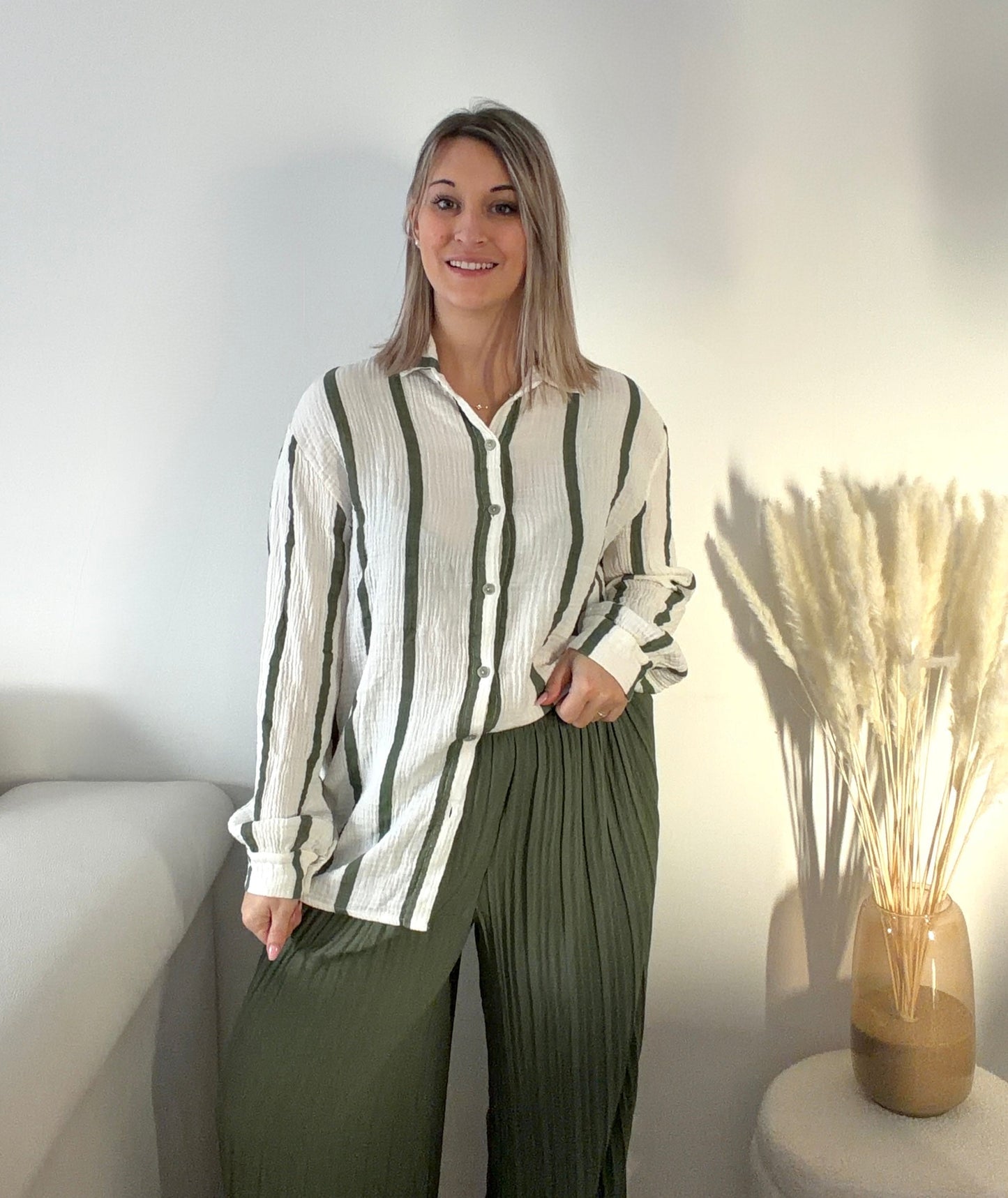 Chemise Kaki - Serena