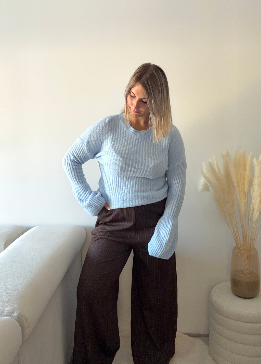 Pull en maille Azur - Bleu ciel Maddy & Co