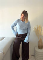 Pull en maille Azur - Bleu ciel Maddy & Co