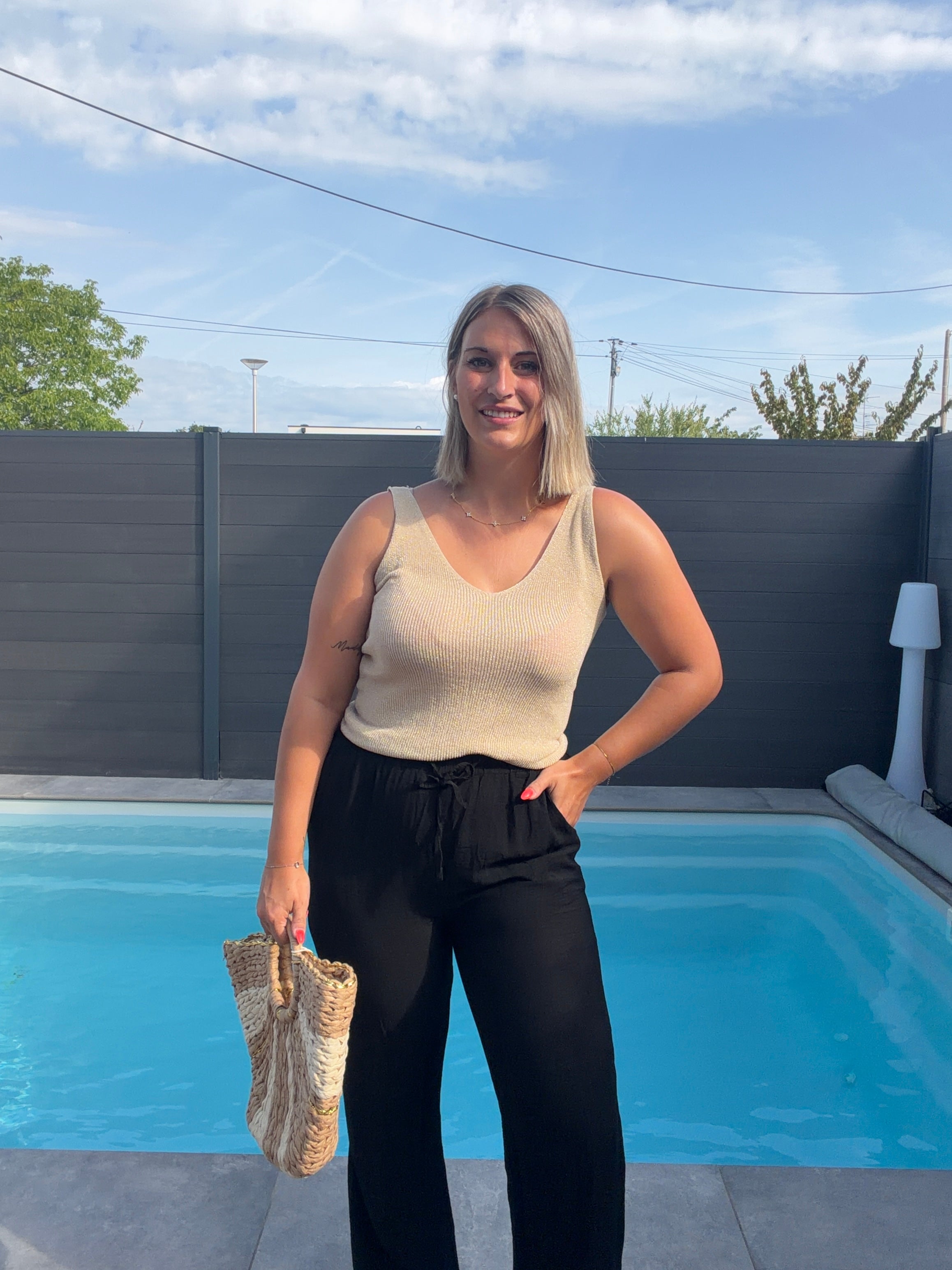 Pantalon Palma - Noir Maddy & Co