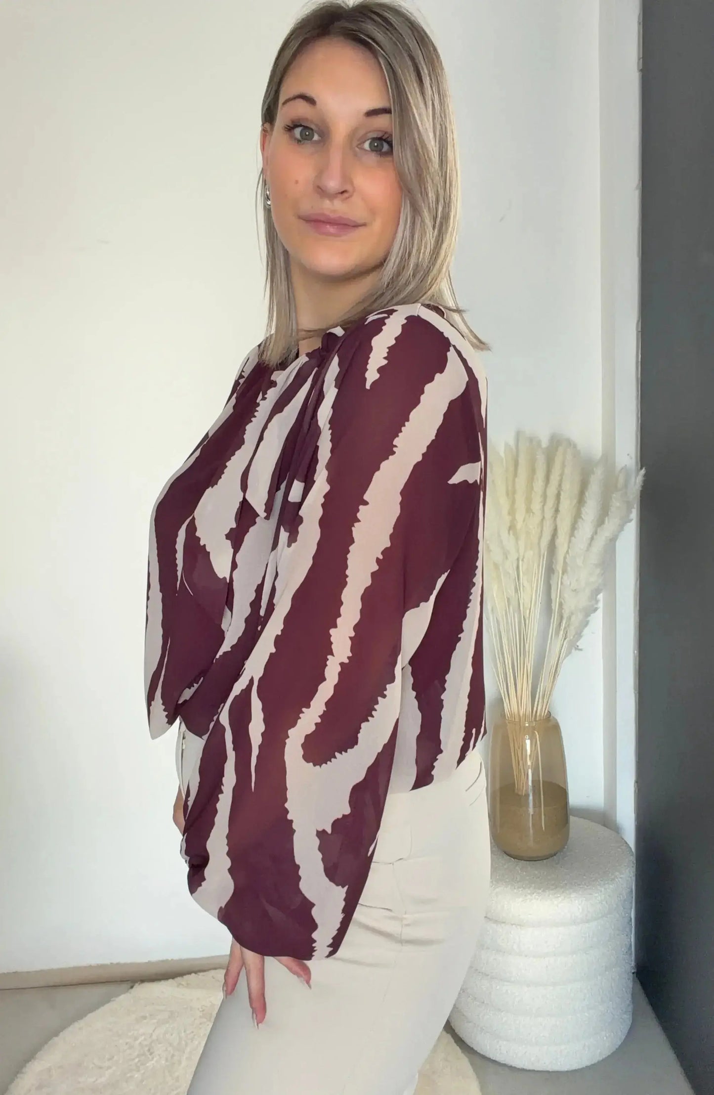 blouse aniella - bordeaux