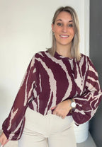 blouse aniella - bordeaux