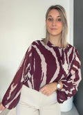 blouse aniella - bordeaux