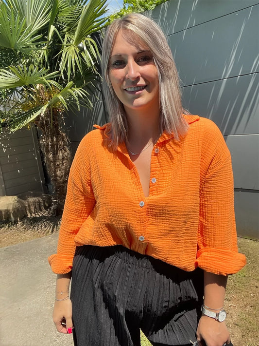 Chemise en gaze de coton