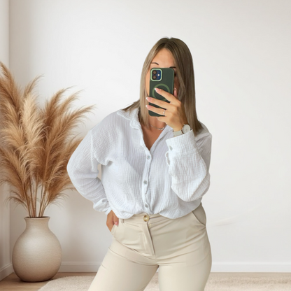 Chemise en gaze de coton
