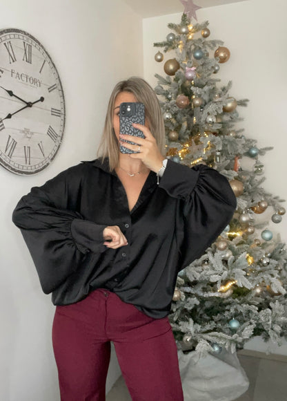 Chemise satinée -XMAS