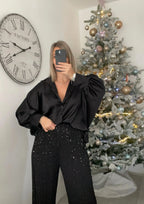Pantalon ALMA Paillette - Maddy & Co