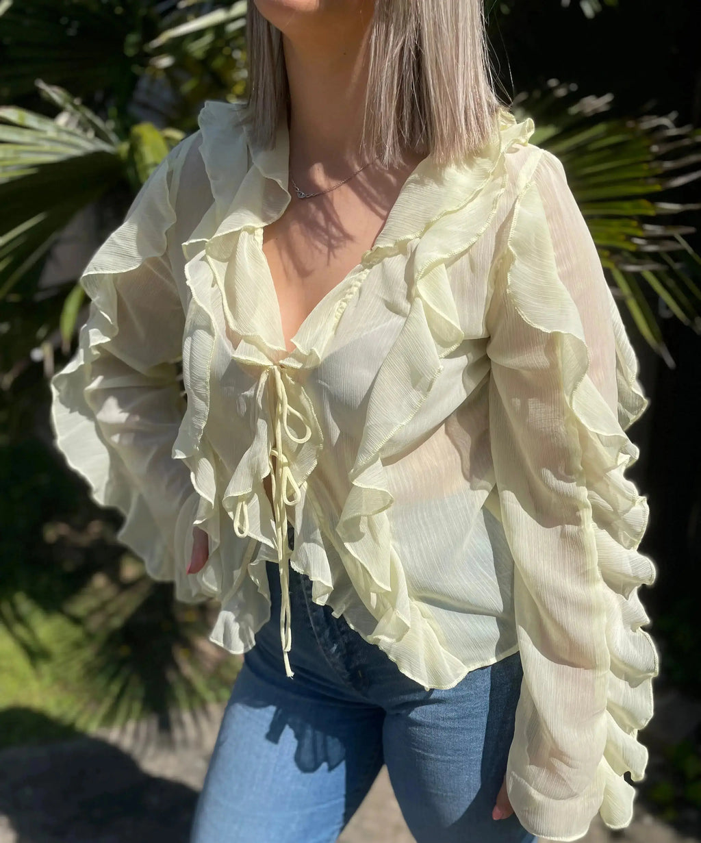 Blouse Yellow - Maddy & Co
