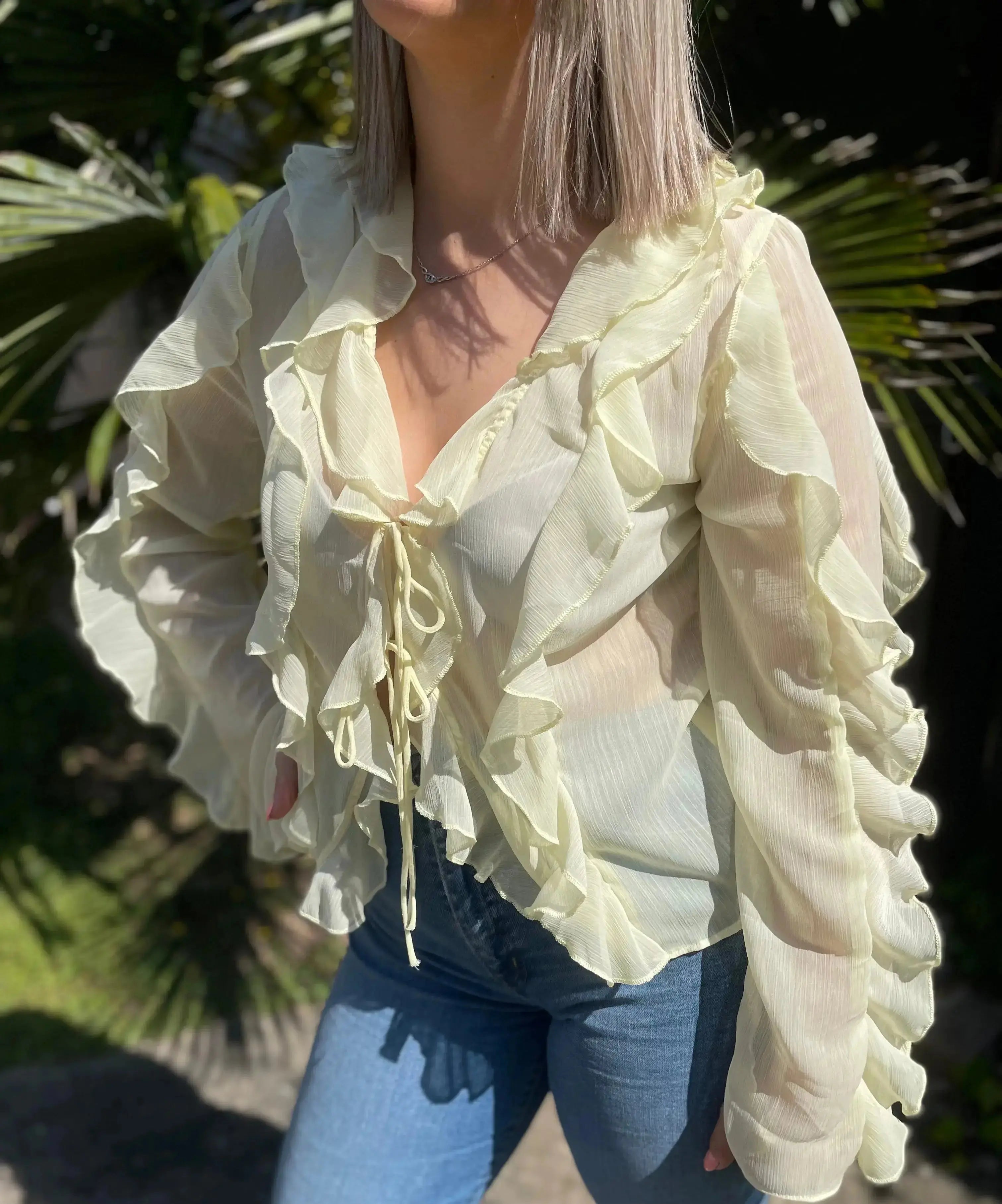 Blouse Yellow - Maddy & Co