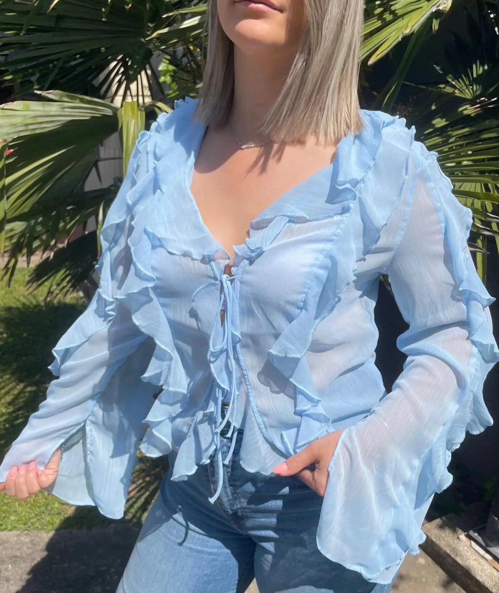 Blouse blue - Maddy & Co