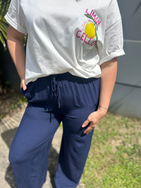 Pantalon fluide Marine