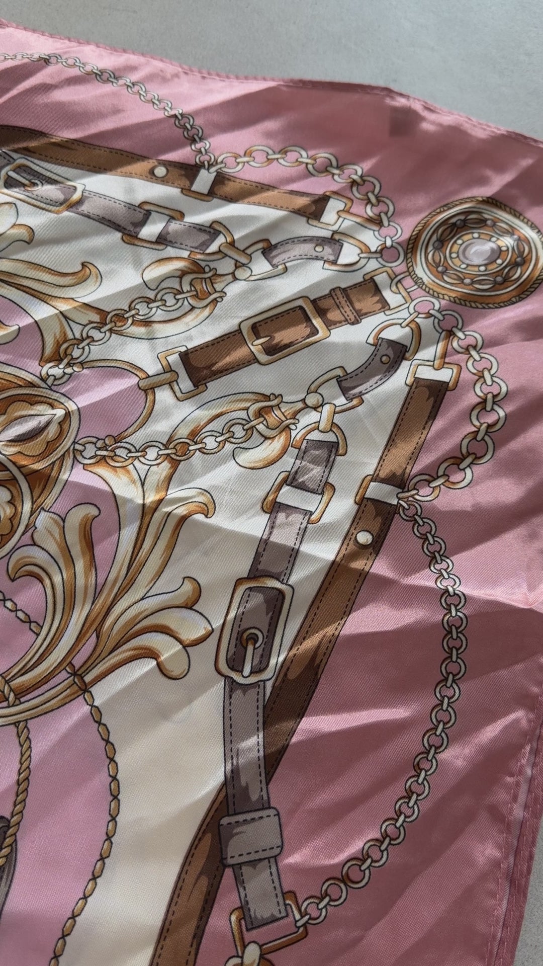 Foulard imprimé - Rose